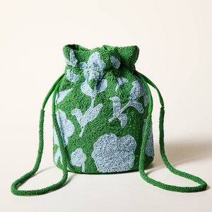 Kate spade beaded drawstring bag